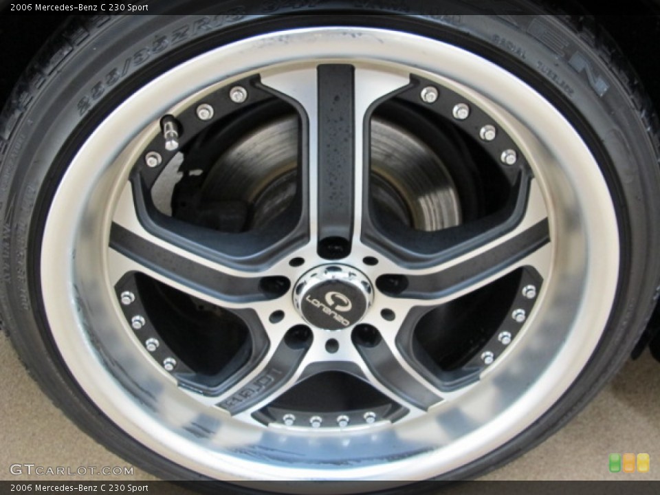 2006 Mercedes-Benz C Custom Wheel and Tire Photo #81602424
