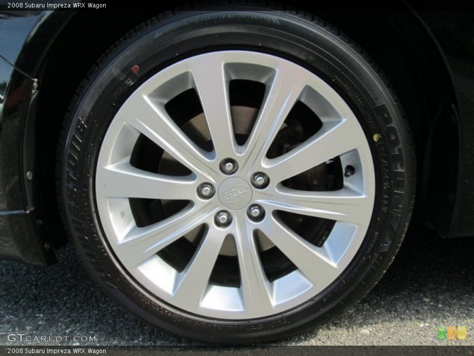 2008 Subaru Impreza WRX Wagon Wheel and Tire Photo #81603189