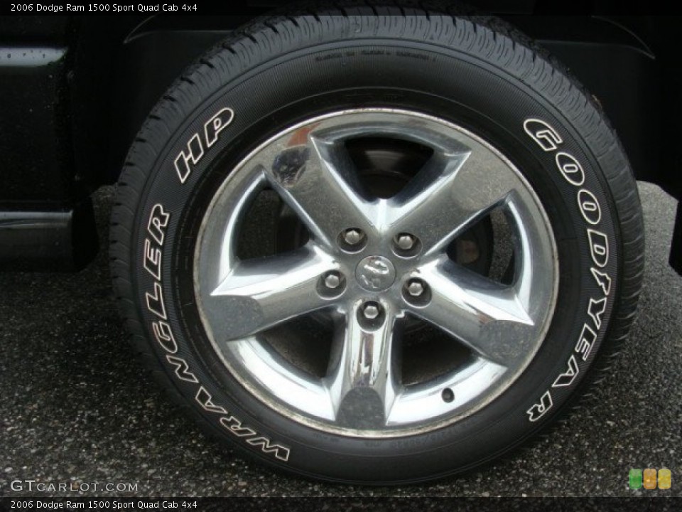 2006 Dodge Ram 1500 Sport Quad Cab 4x4 Wheel and Tire Photo #81612570