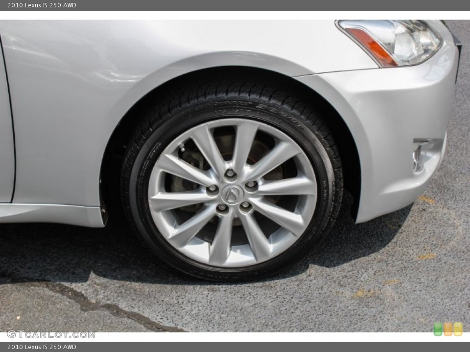 2010 Lexus IS 250 AWD Wheel and Tire Photo #81616667