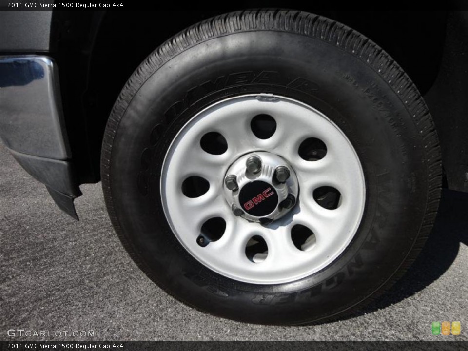 2011 GMC Sierra 1500 Regular Cab 4x4 Wheel and Tire Photo #81617947