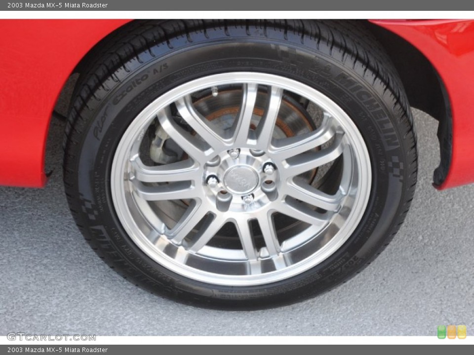 2003 Mazda MX-5 Miata Custom Wheel and Tire Photo #81618183