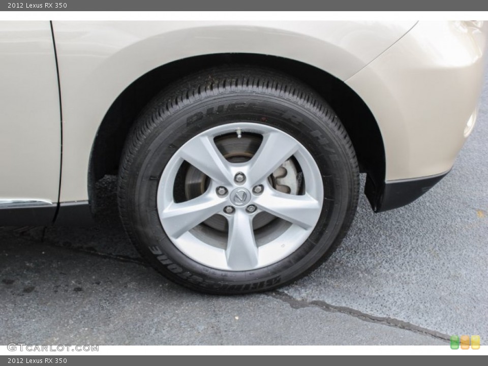 2012 Lexus RX 350 Wheel and Tire Photo #81619563