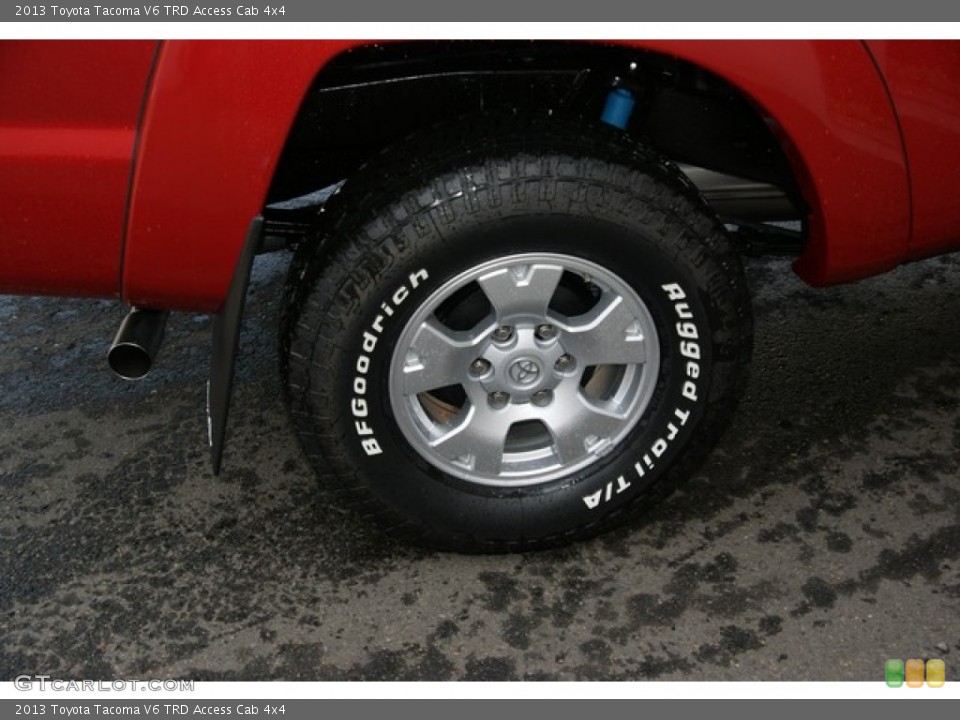 2013 Toyota Tacoma V6 TRD Access Cab 4x4 Wheel and Tire Photo #81620578