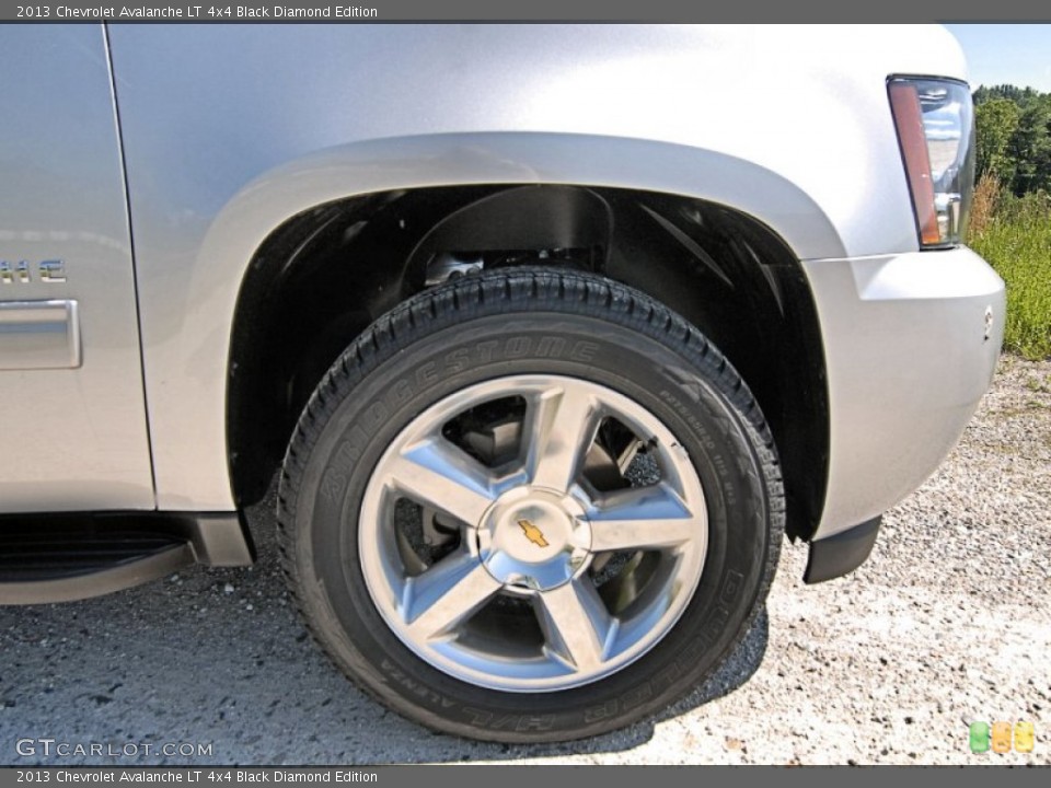 2013 Chevrolet Avalanche LT 4x4 Black Diamond Edition Wheel and Tire Photo #81620664