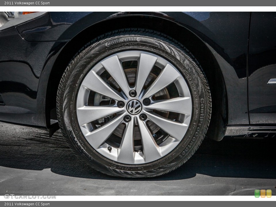 2011 Volkswagen CC Sport Wheel and Tire Photo #81622411