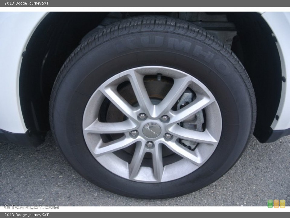 2013 Dodge Journey SXT Wheel and Tire Photo #81626052