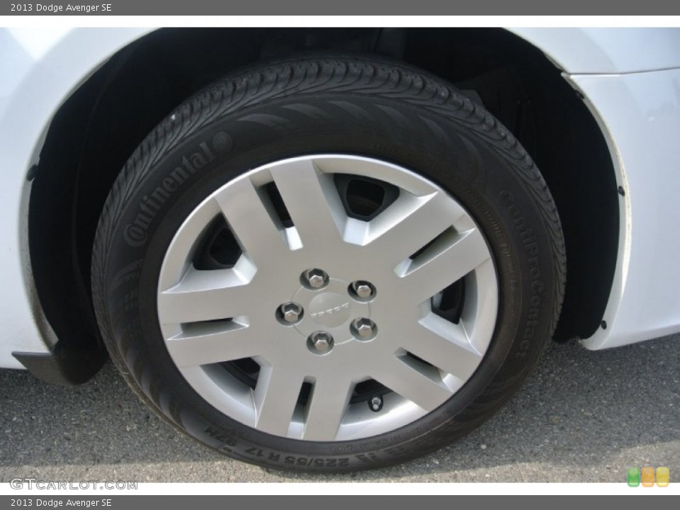 2013 Dodge Avenger SE Wheel and Tire Photo #81626514