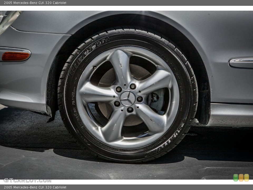 2005 Mercedes-Benz CLK 320 Cabriolet Wheel and Tire Photo #81626675