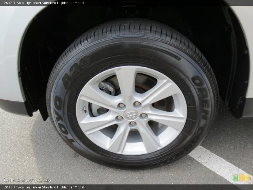 2012 Toyota Highlander Wheels and Tires
