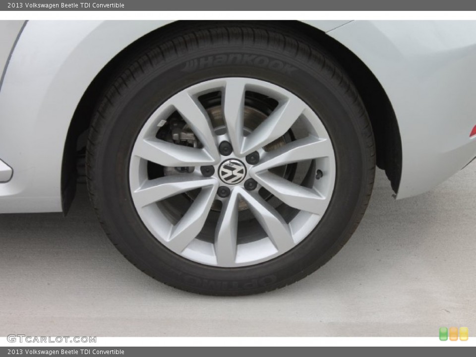 2013 Volkswagen Beetle TDI Convertible Wheel and Tire Photo #81628086