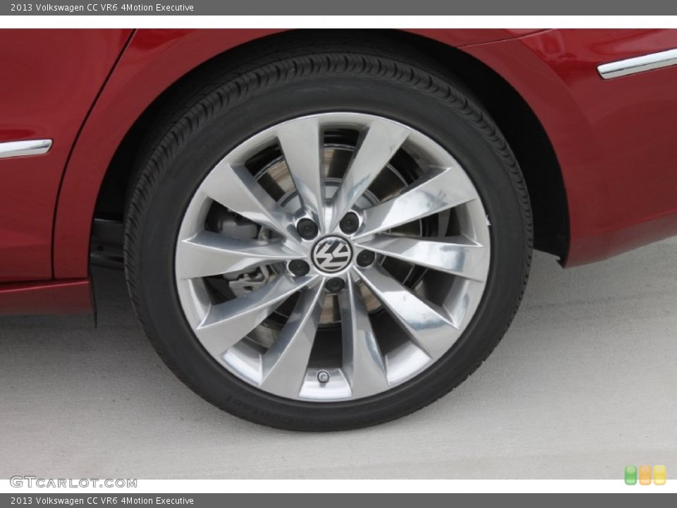 2013 Volkswagen CC VR6 4Motion Executive Wheel and Tire Photo #81630270
