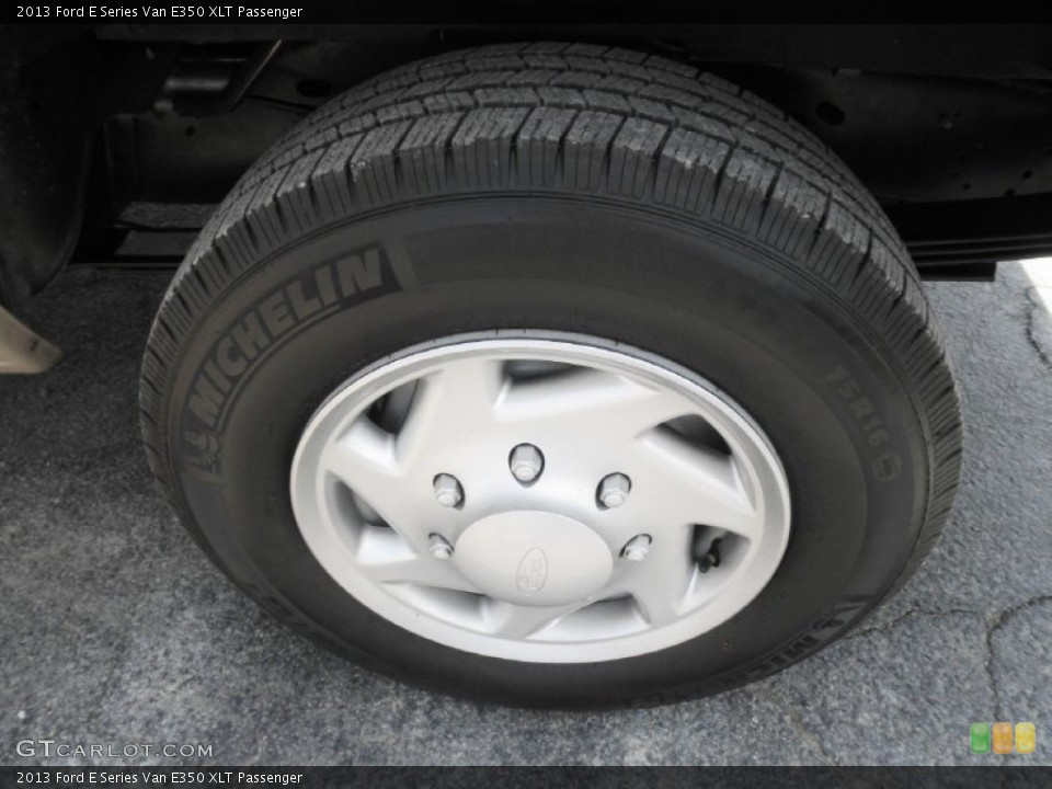 2013 Ford E Series Van E350 XLT Passenger Wheel and Tire Photo #81636664