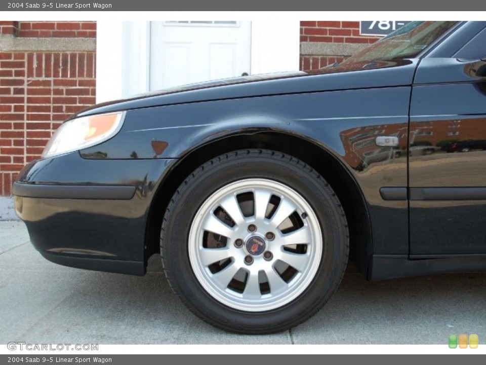 2004 Saab 9-5 Linear Sport Wagon Wheel and Tire Photo #81639814