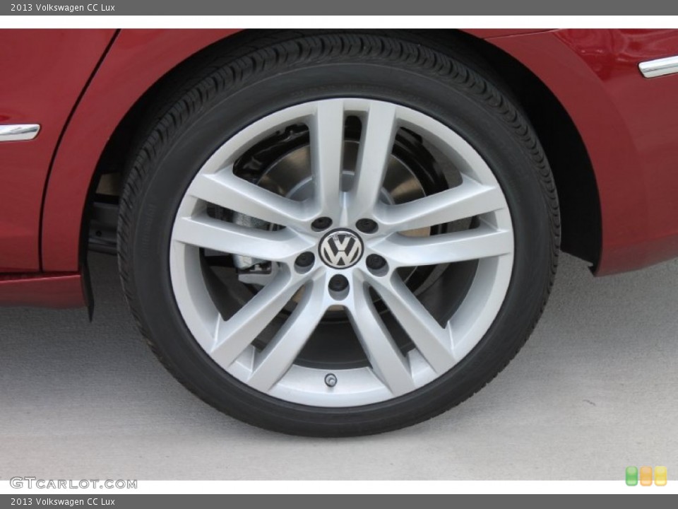 2013 Volkswagen CC Lux Wheel and Tire Photo #81647908