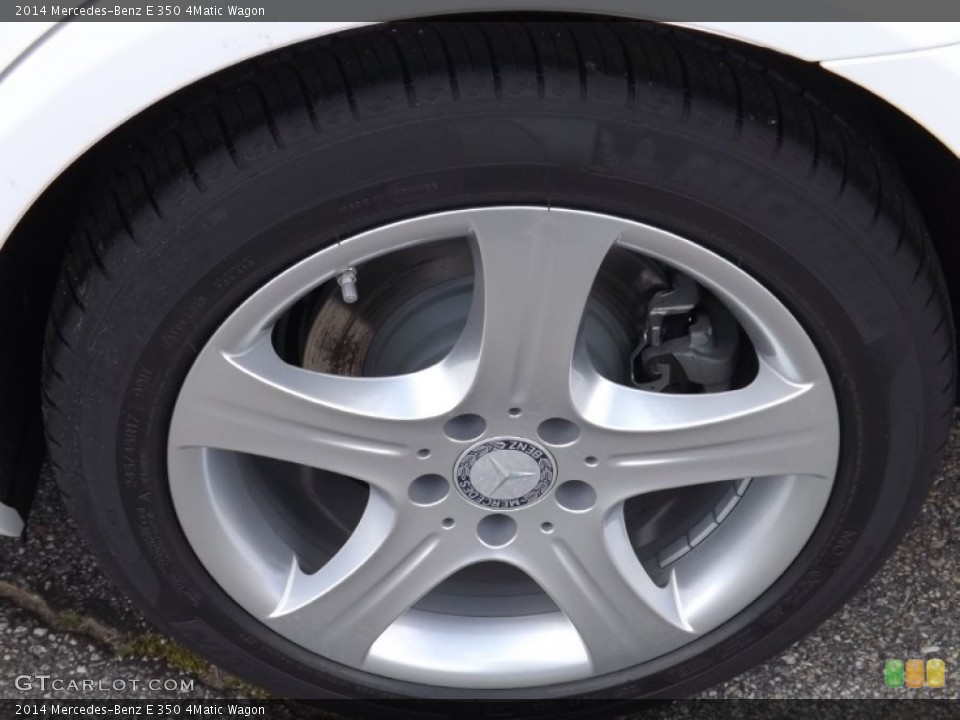 2014 Mercedes-Benz E 350 4Matic Wagon Wheel and Tire Photo #81653008