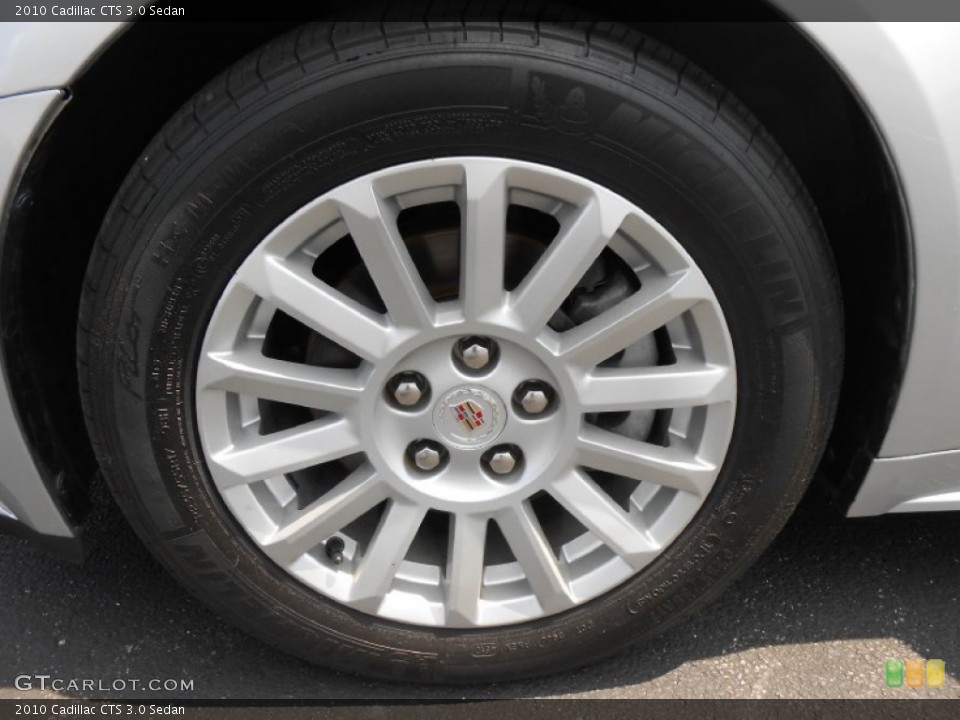 2010 Cadillac CTS 3.0 Sedan Wheel and Tire Photo #81658462