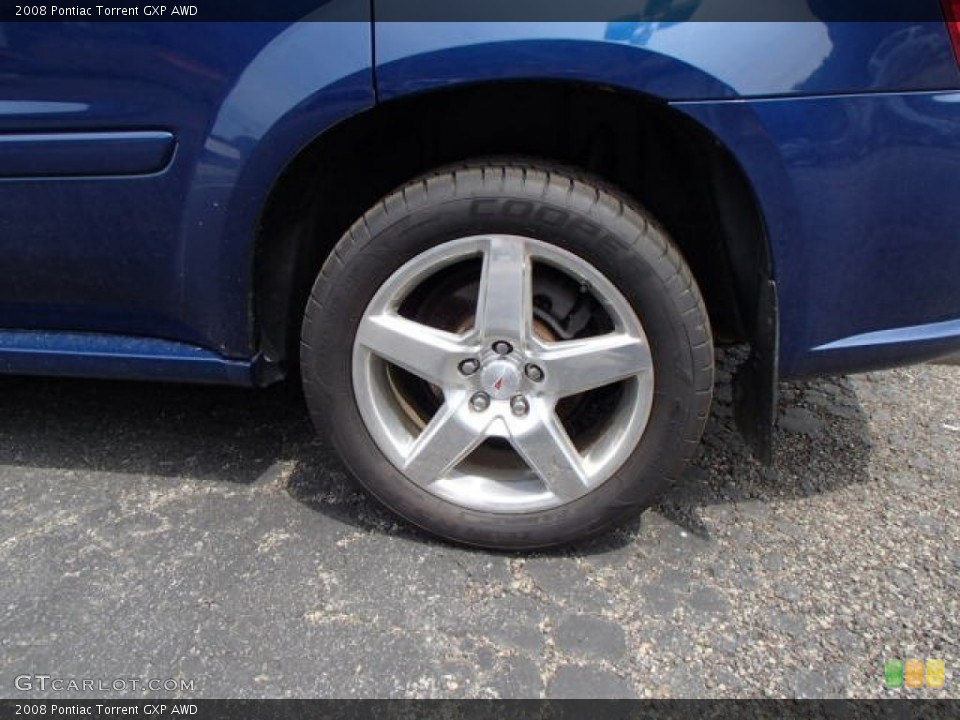 2008 Pontiac Torrent GXP AWD Wheel and Tire Photo #81663046