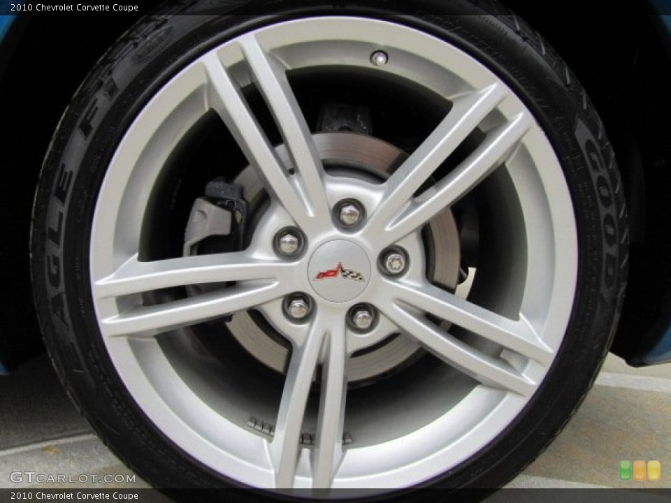 2010 Chevrolet Corvette Coupe Wheel and Tire Photo #81666616