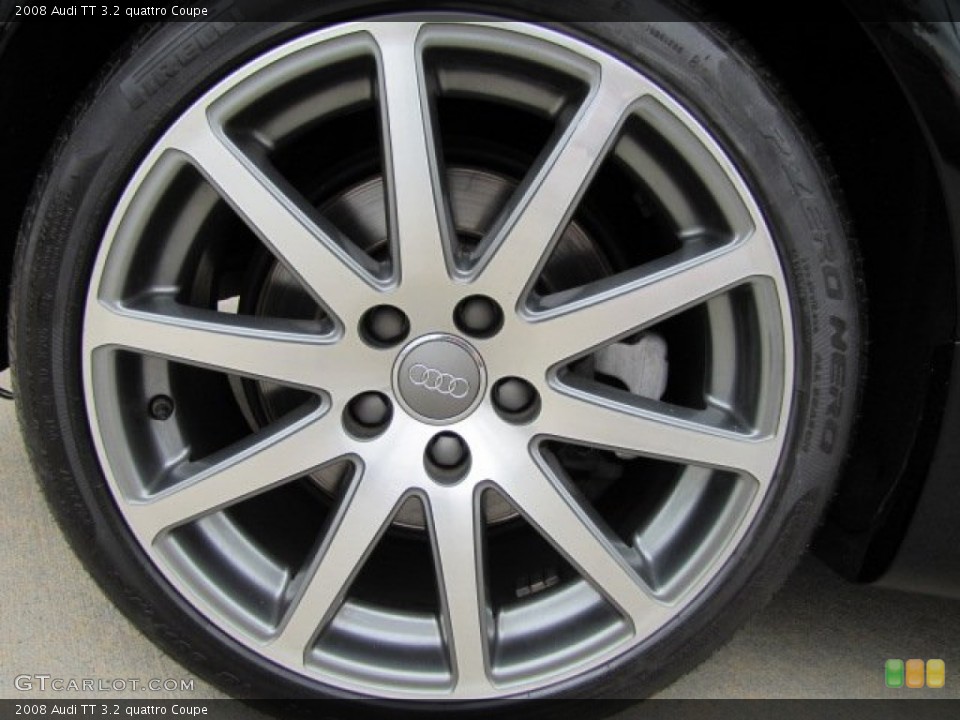 2008 Audi TT 3.2 quattro Coupe Wheel and Tire Photo #81668998