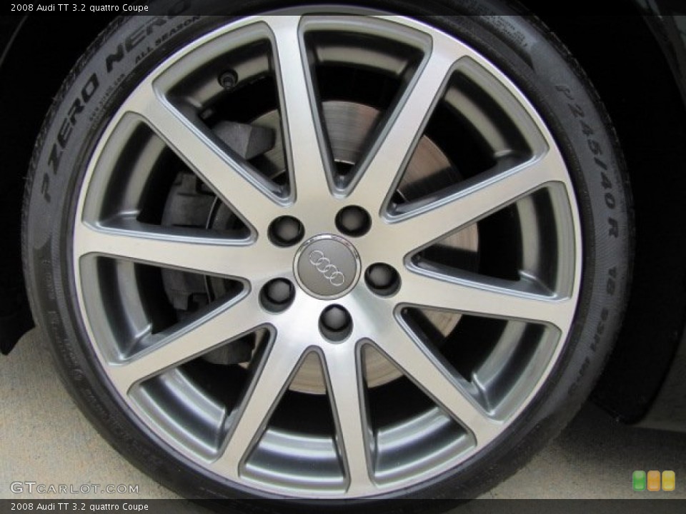 2008 Audi TT 3.2 quattro Coupe Wheel and Tire Photo #81669021