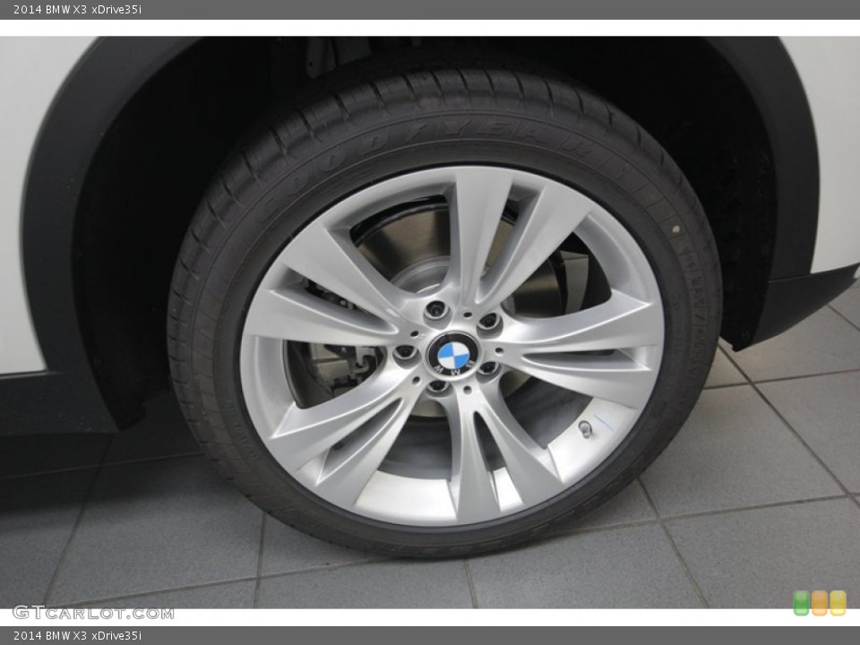 2014 BMW X3 xDrive35i Wheel and Tire Photo #81673060