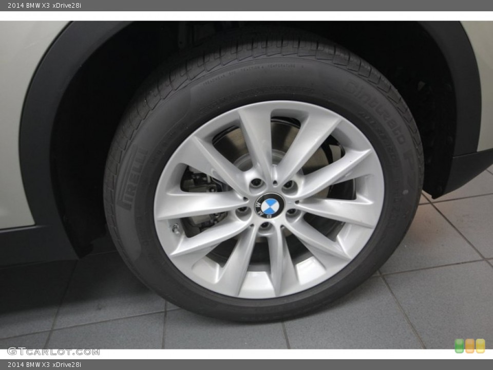 2014 BMW X3 xDrive28i Wheel and Tire Photo #81673757