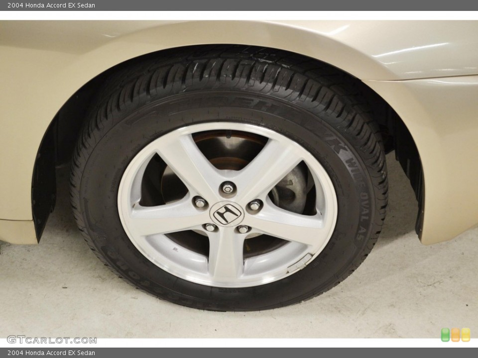 2004 Honda Accord EX Sedan Wheel and Tire Photo #81676603