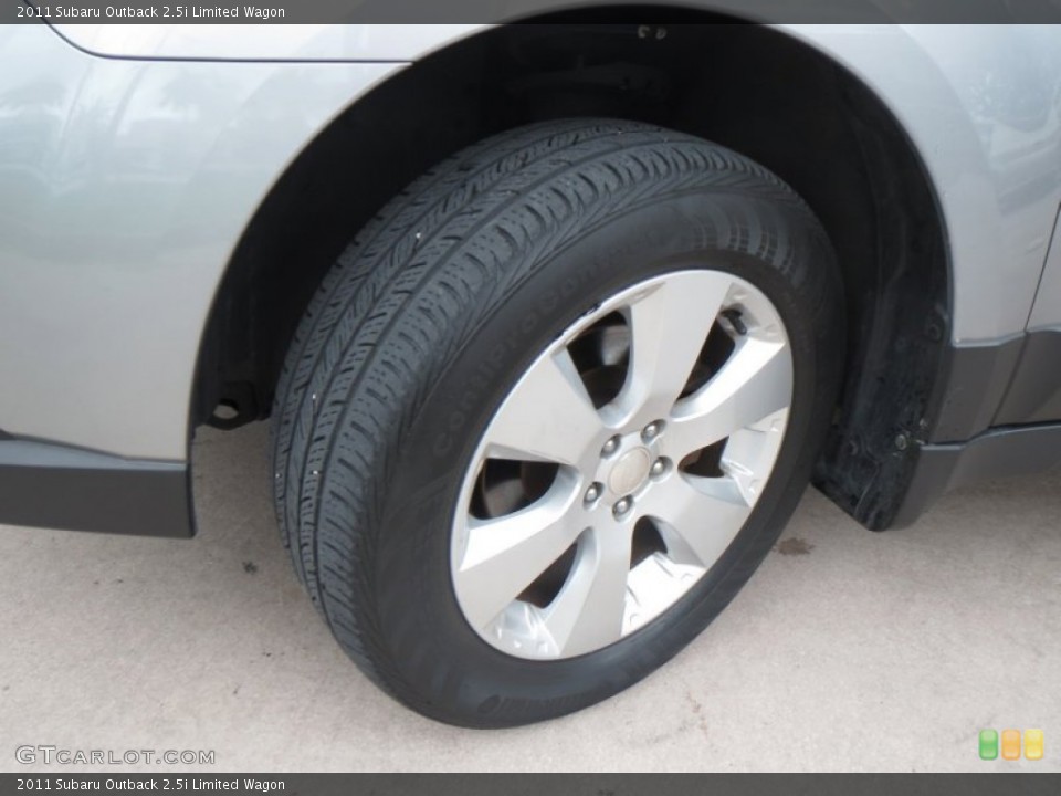 2011 Subaru Outback 2.5i Limited Wagon Wheel and Tire Photo #81679651