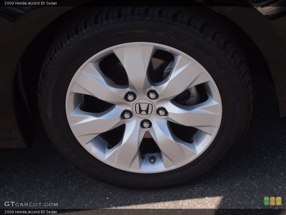 2009 Honda Accord EX Sedan Wheel and Tire Photo #81680006