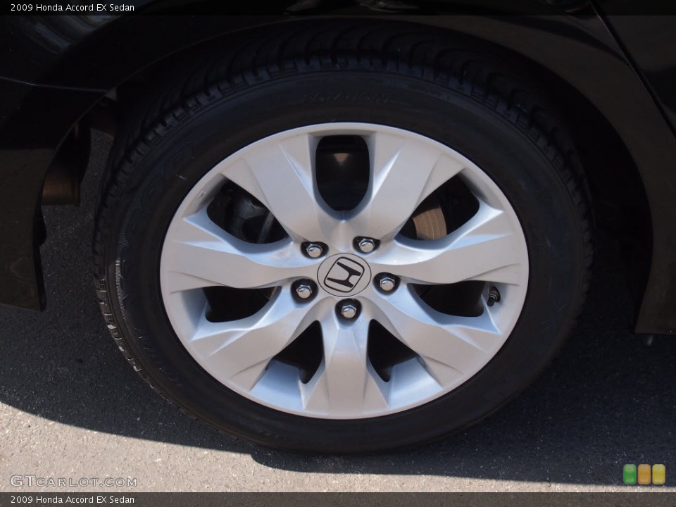 2009 Honda Accord EX Sedan Wheel and Tire Photo #81680197