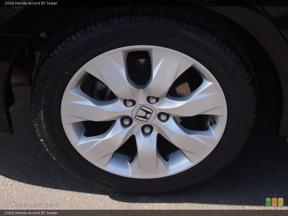 2009 Honda Accord EX Sedan Wheel and Tire Photo #81680228