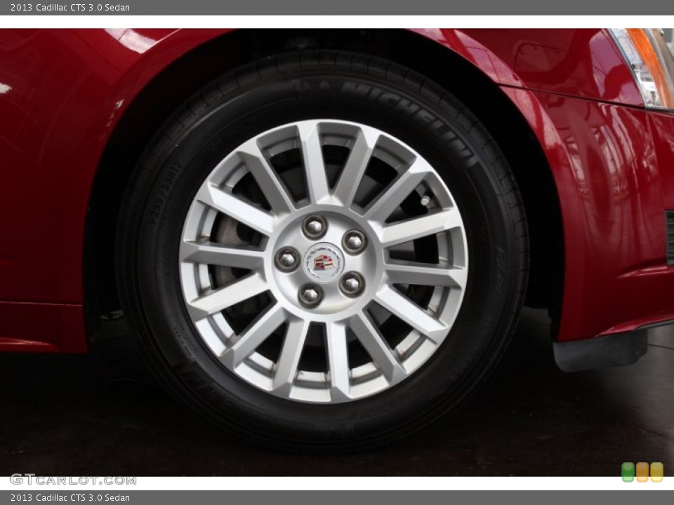 2013 Cadillac CTS 3.0 Sedan Wheel and Tire Photo #81683581