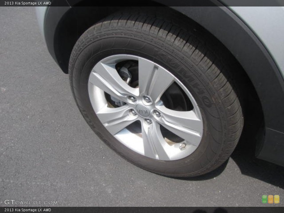 2013 Kia Sportage LX AWD Wheel and Tire Photo #81696235