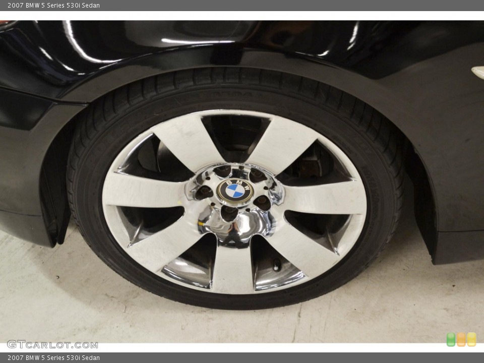 2007 BMW 5 Series 530i Sedan Wheel and Tire Photo #81699548
