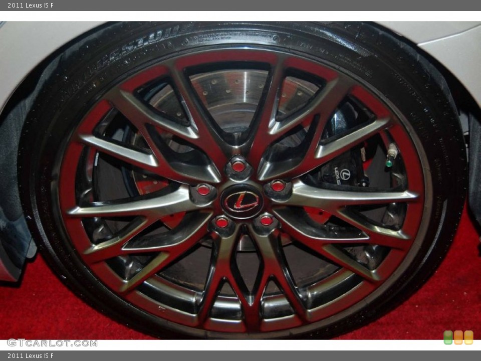 2011 Lexus IS F Wheel and Tire Photo #81709656