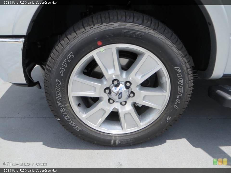 2013 Ford F150 Lariat SuperCrew 4x4 Wheel and Tire Photo #81724908