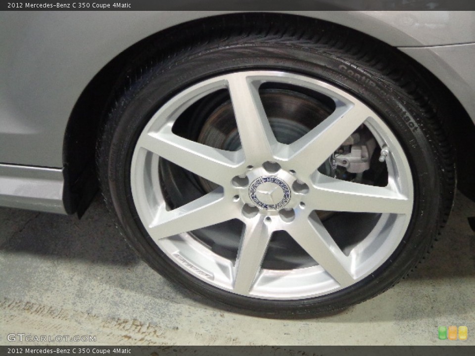 2012 Mercedes-Benz C 350 Coupe 4Matic Wheel and Tire Photo #81763783