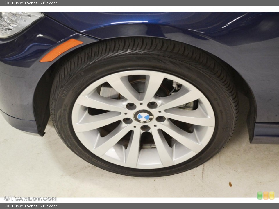 2011 BMW 3 Series 328i Sedan Wheel and Tire Photo #81766594