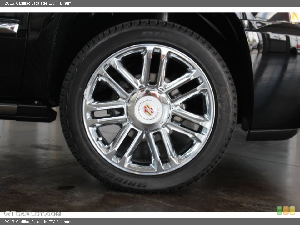 2013 Cadillac Escalade ESV Platinum Wheel and Tire Photo #81780387