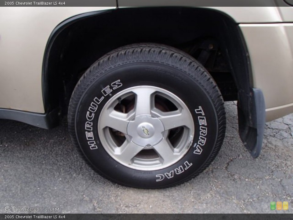2005 Chevrolet TrailBlazer LS 4x4 Wheel and Tire Photo #81784668