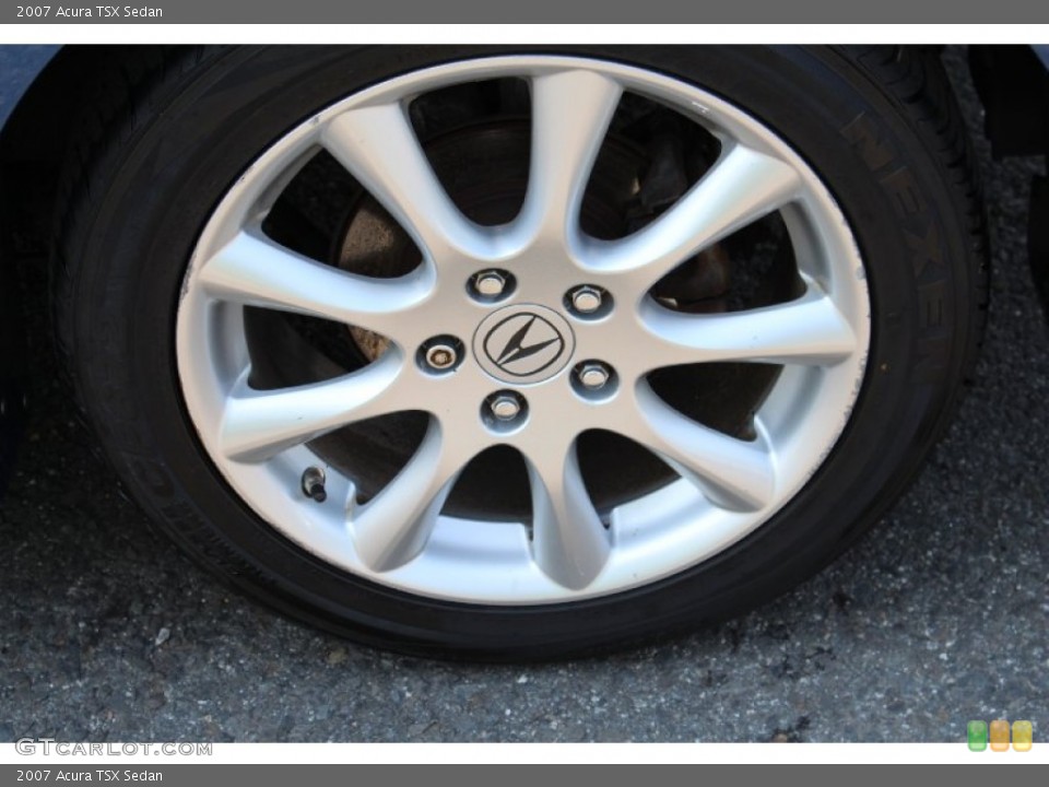 2007 Acura TSX Sedan Wheel and Tire Photo #81796887