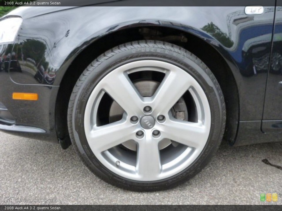2008 Audi A4 3.2 quattro Sedan Wheel and Tire Photo #81801363