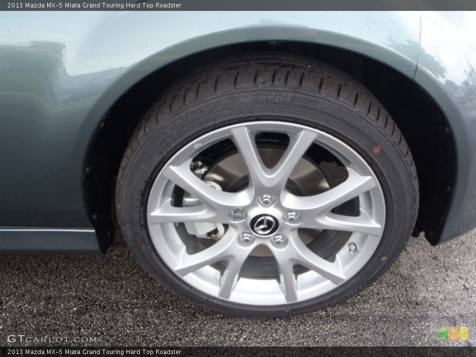 2013 Mazda MX-5 Miata Grand Touring Hard Top Roadster Wheel and Tire Photo #81813795