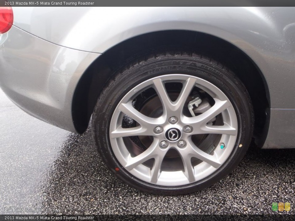2013 Mazda MX-5 Miata Grand Touring Roadster Wheel and Tire Photo #81814362