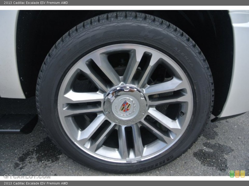 2013 Cadillac Escalade ESV Premium AWD Wheel and Tire Photo #81814587