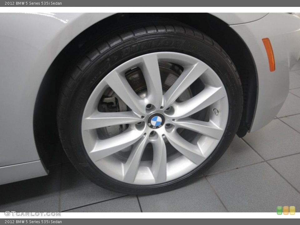 2012 BMW 5 Series 535i Sedan Wheel and Tire Photo #81820641