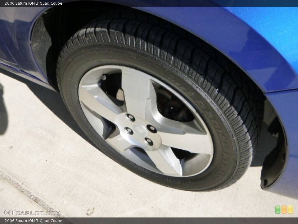 2006 Saturn ION 3 Quad Coupe Wheel and Tire Photo #81854640
