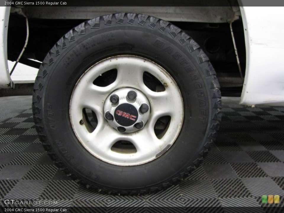 2004 GMC Sierra 1500 Regular Cab Wheel and Tire Photo #81860794