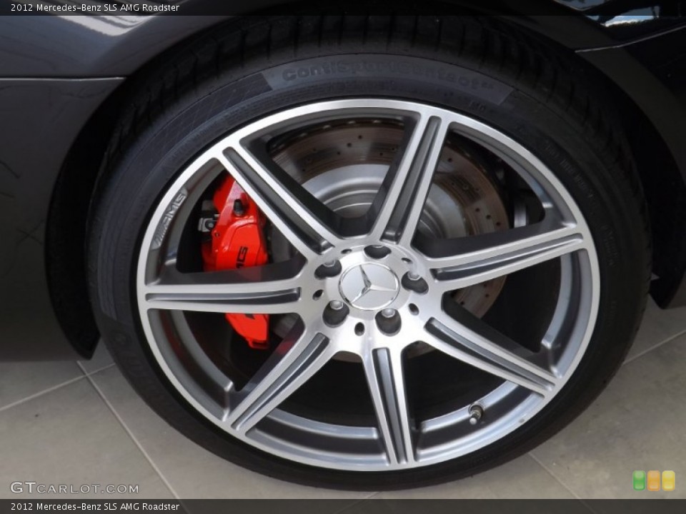 2012 Mercedes-Benz SLS AMG Roadster Wheel and Tire Photo #81862742